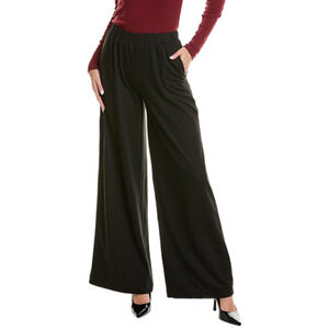 NEW Area Stars Wide Leg Long Pants Womens Size M Black Elastic Waist Pull On NWT
